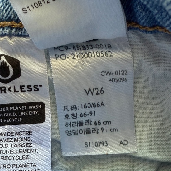 Levi's 501 High Rise 6” Jean Shorts Women’s Size 26 - Picture 14 of 14